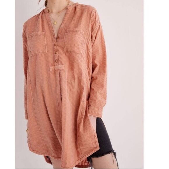 Anthropologie Pilcro Seersucker Button Down Top - Picture 6 of 7